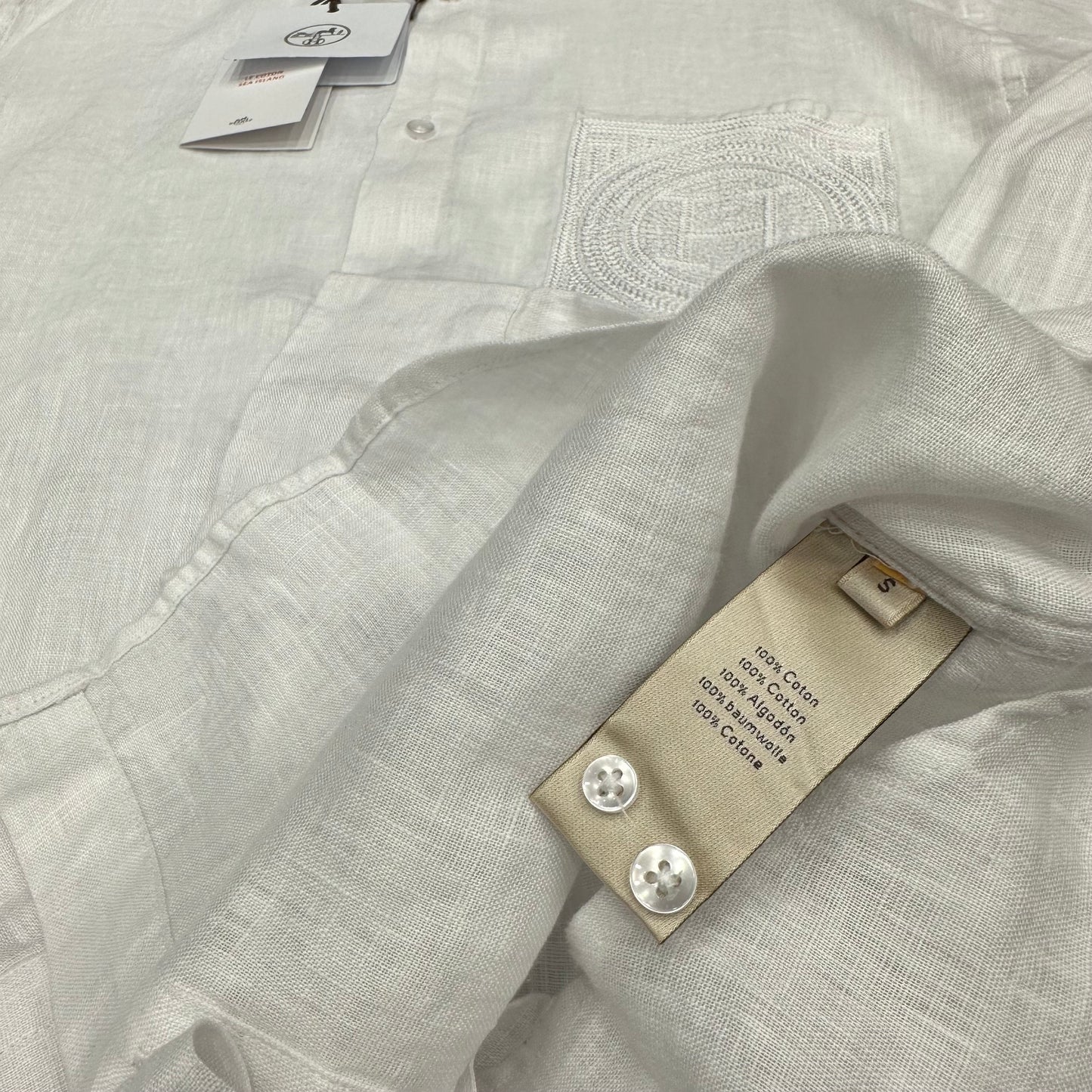 Πουκάμισο λινό Hermes 12010 (ss25)