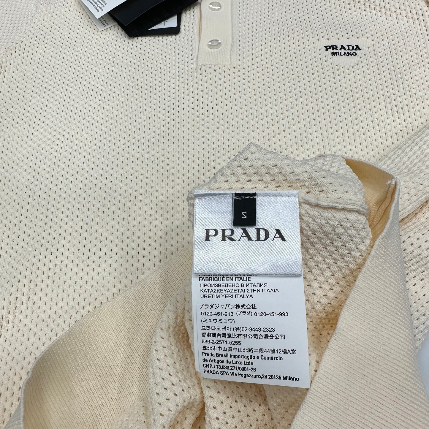 T-shirt polo Prada 1223
