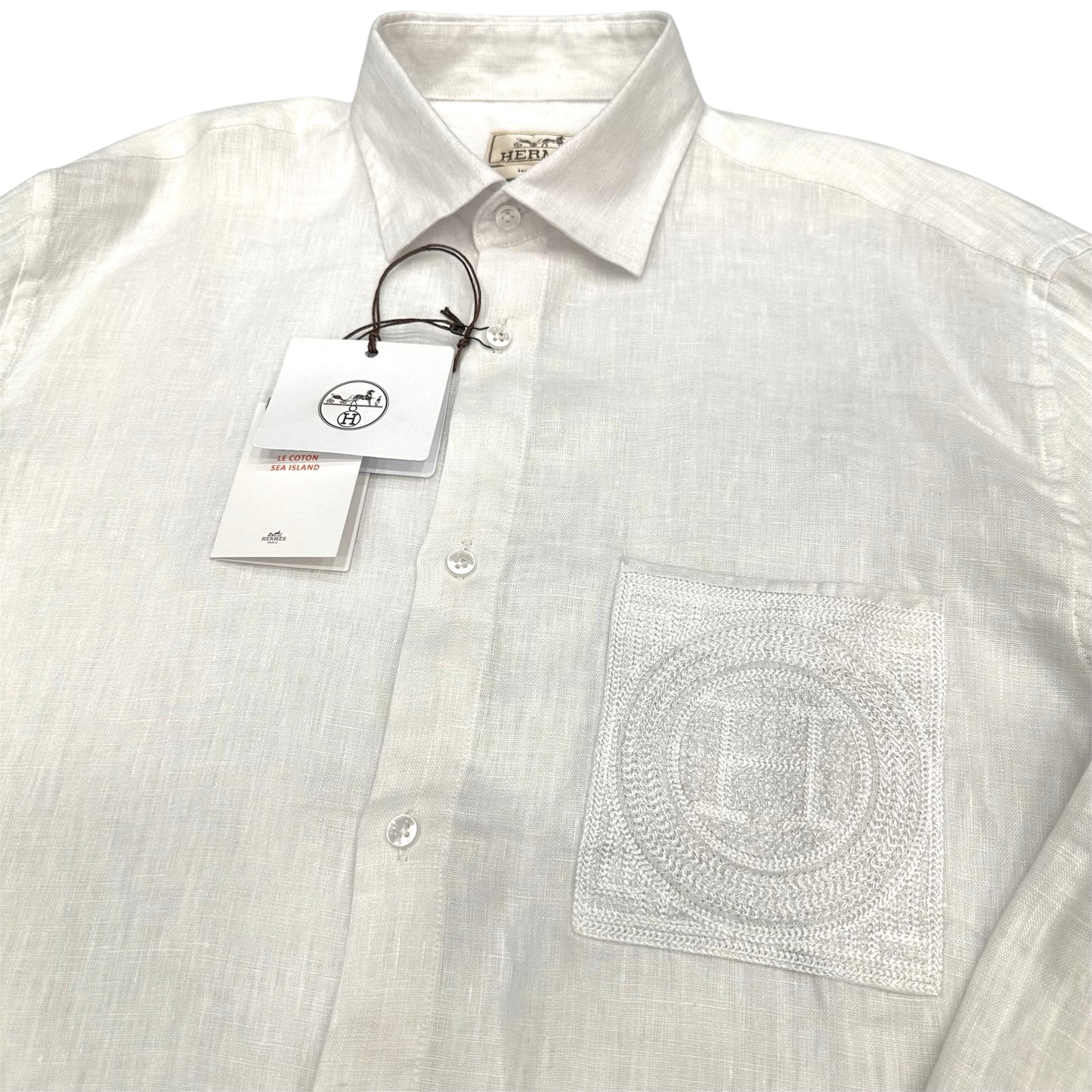 Πουκάμισο λινό Hermes 12010 (ss25)