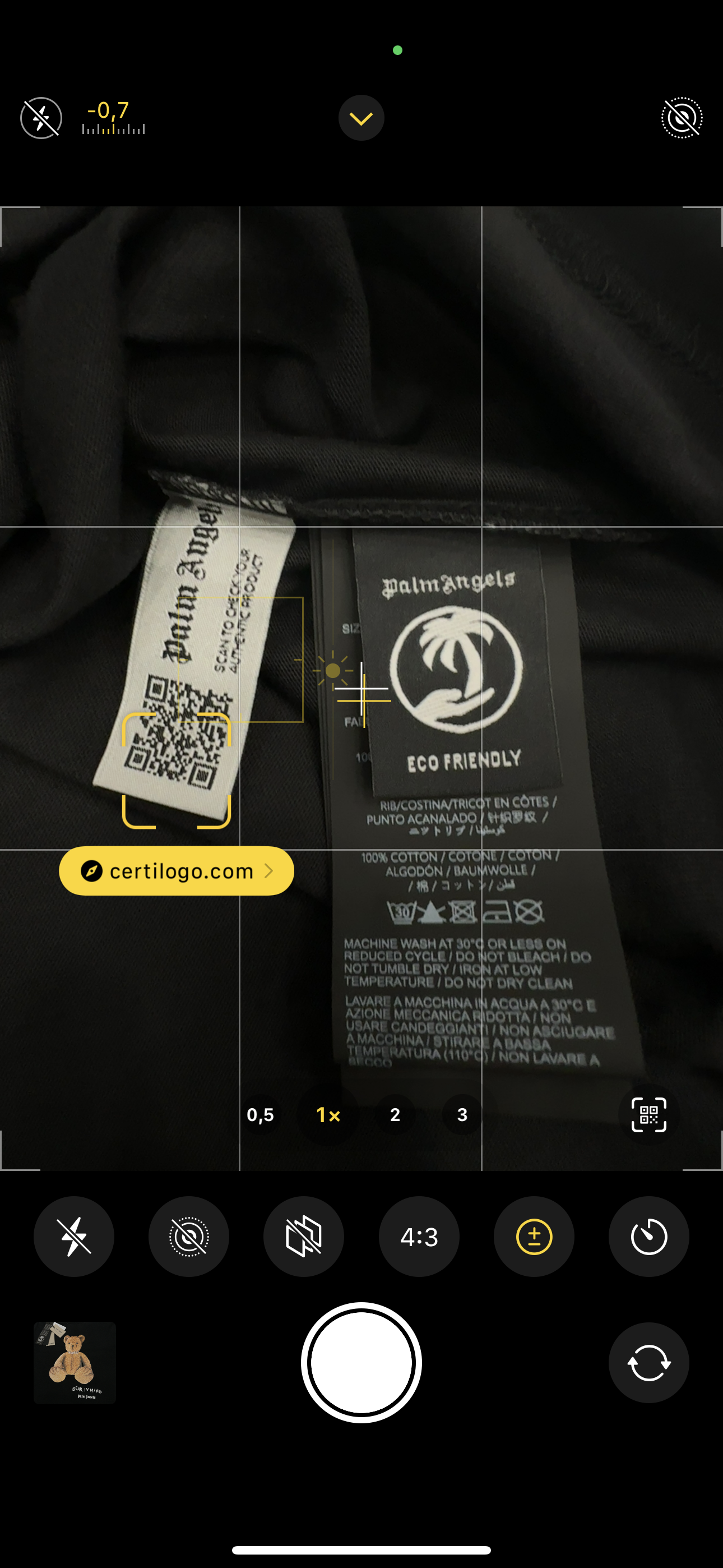 T-shirt Palm Angels 1091 (ss25)