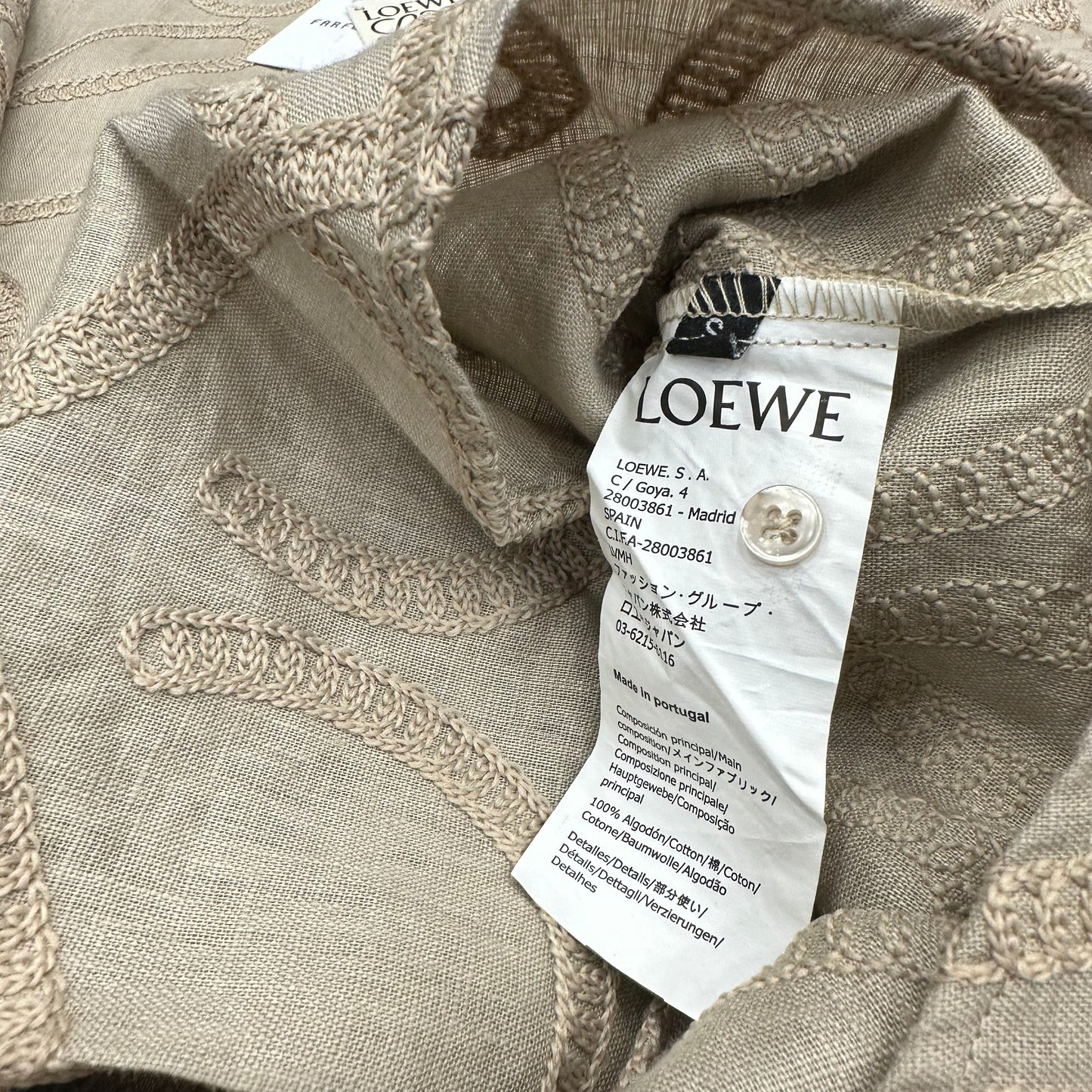 Πουκάμισο Λινό Loewe 12016 (ss25)